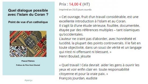 Livre - Comment parler de l’islam sans être taxé d’islamophobe ? En allant à la source, en partant du Coran…
