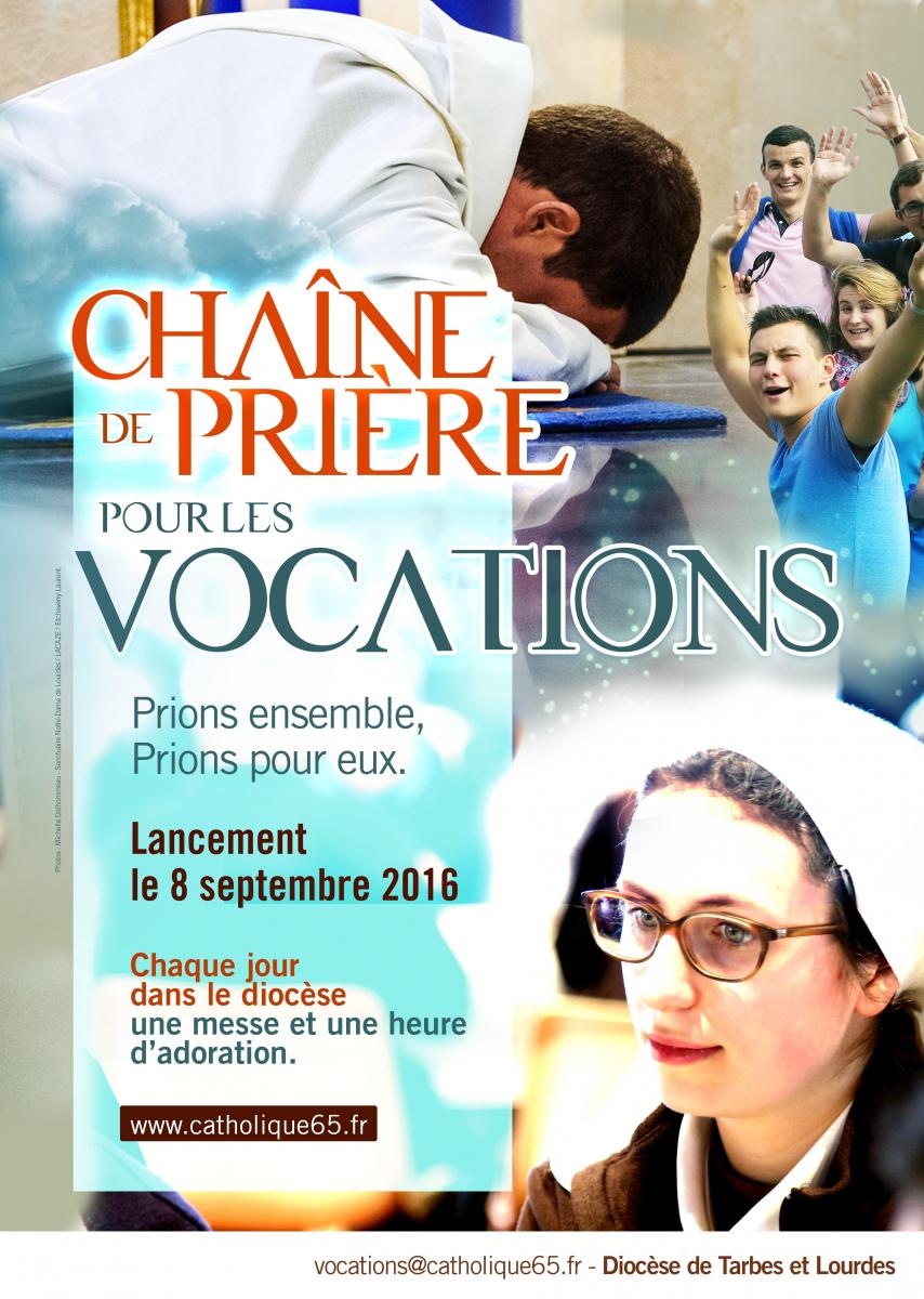 Chaîne de prière pour les vocations sacerdotales et religieuses dans le diocèse de Tarbes et Lourdes