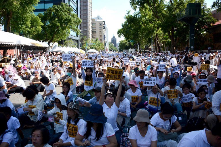 Taïwan – Les chrétiens mobilisés pour bloquer la légalisation du mariage homosexuel