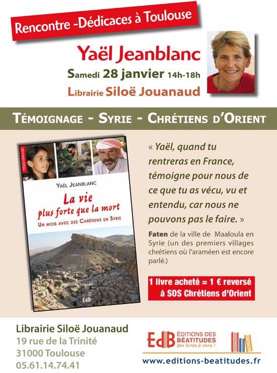 Conférence à Toulouse sur “La vie plus forte que la mort”