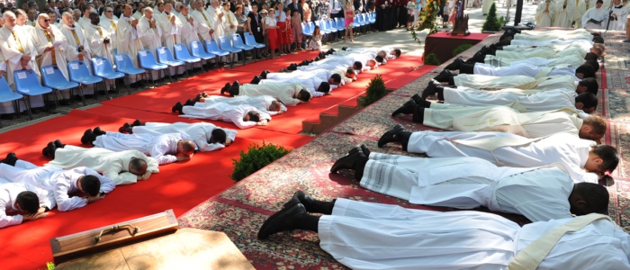 France – Répartition des ordinations sacerdotales 2018
