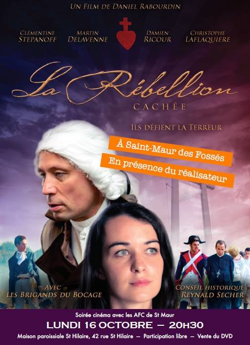 Projection du film “La rébellion cachée” à Saint Maur-des-Fossés, 16 et 17 octobre