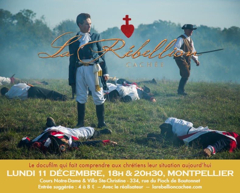 Projection du film La rébellion cachée à Montpellier (34) le 11 décembre