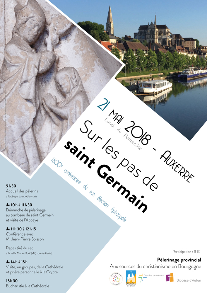 Sur les pas de saint Germain, pèlerinage provincial à Auxerre (89) le 21 mai 2018