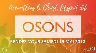 Rassemblement diocésain (Evreux) pour les jeunes au Vaudreuil (27) les 19 et 20 mai 2018