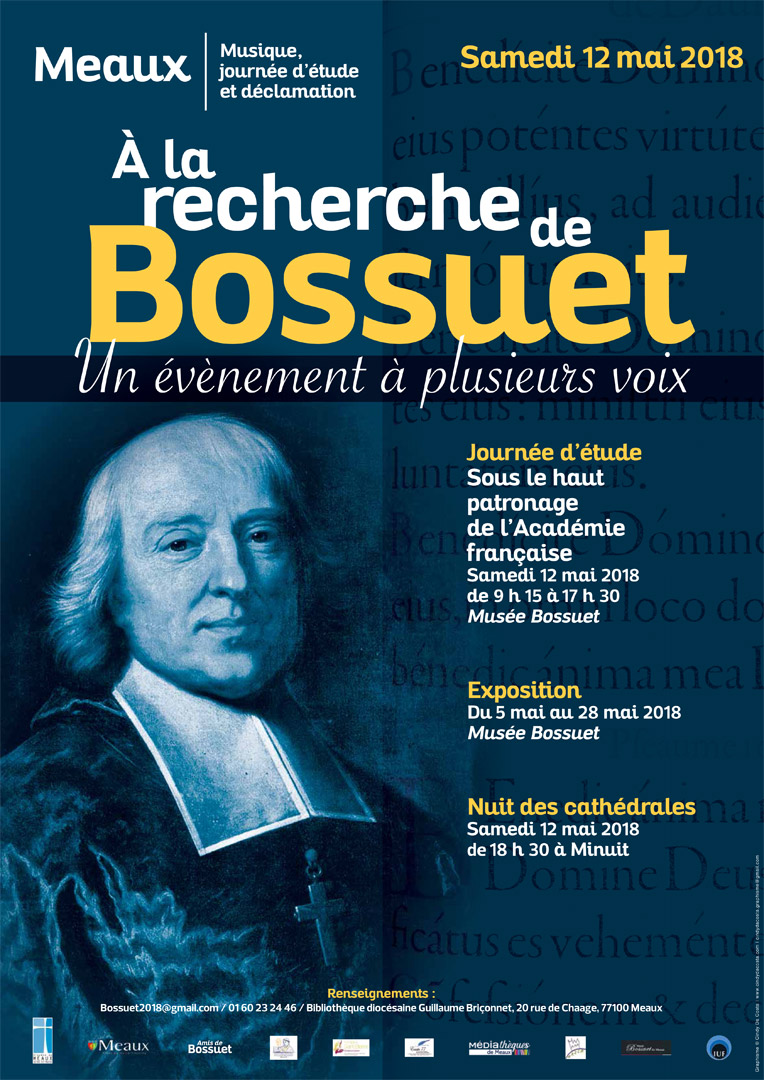 A la recherche de Bossuet, journée d’étude le 12 mai 2018 à Meaux (77)
