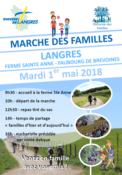 Marche des Familles le 1er mai 2018 à Langres (52)