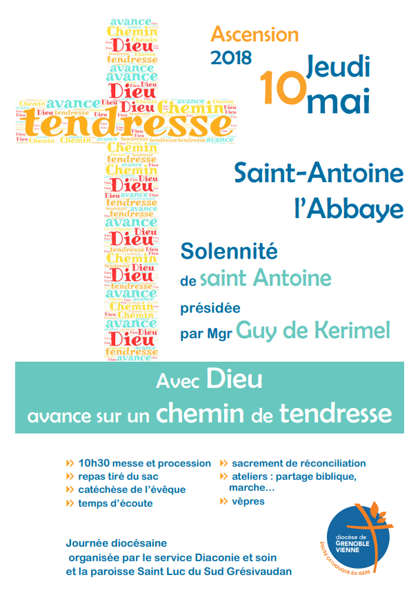 L’Ascension à Saint-Antoine l’Abbaye (38) le 10 mai 2018