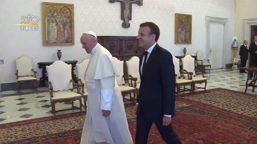 Rome : le Pape François rencontrera Emmanuel Macron