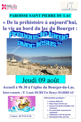 Halte spirituelle au Bourget du Lac (73) le 9 août 2018
