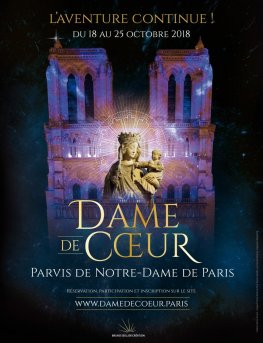 Spectacle “Dame de cœur” du 18 au 25 octobre 2018 à Paris !