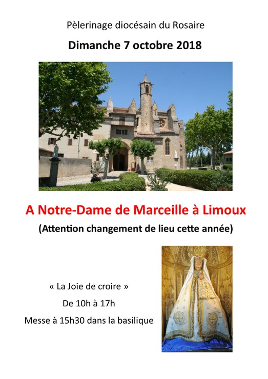 Pèlerinage diocésain (Carcassonne & Narbonne) du Rosaire le 7 octobre 2018 à Limoux (11)