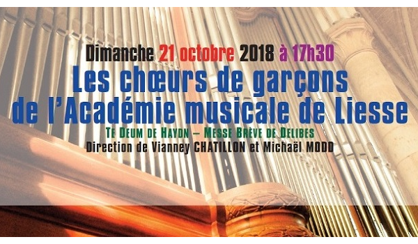 Concert des choeurs de garçons de l’Académie musicale de Liesse – le 21 octobre 2018 à l’Abbaye d’Ourscamp (60)