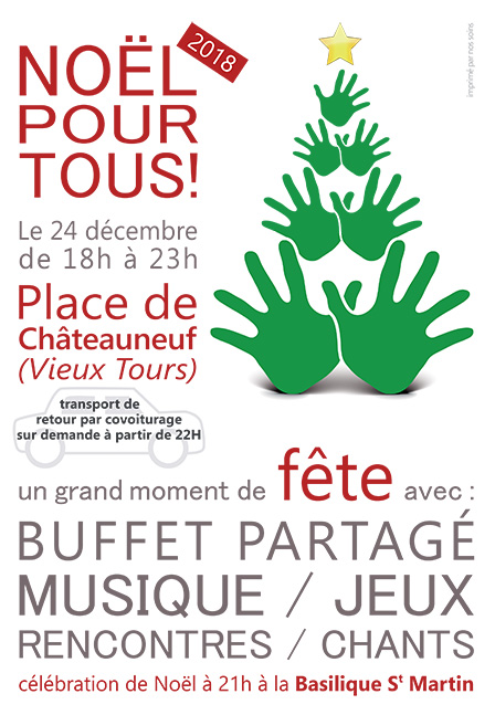 Noël pour tous le 24 décembre 2018 à Tours (37)
