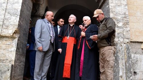 Irak : le Cardinal Parolin en visite auprès d’une “Eglise martyre”