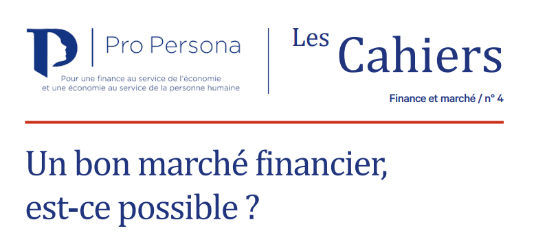 Un bon marché financier, est-ce possible ?