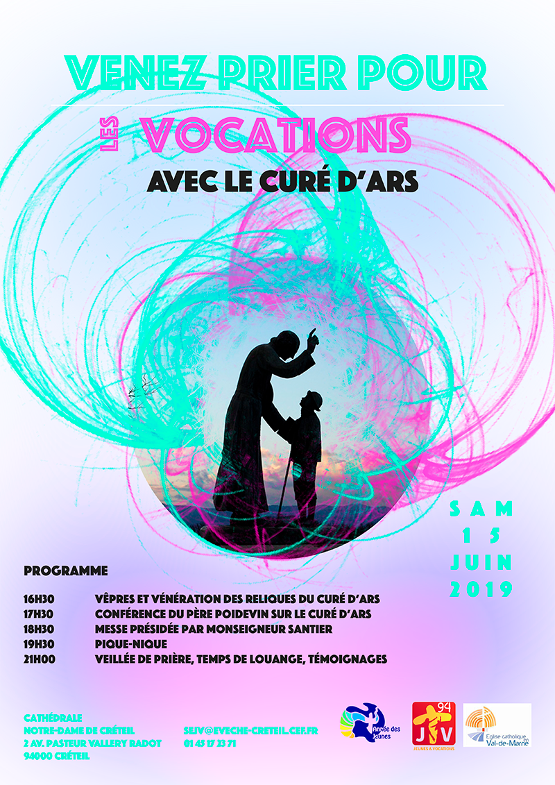Prière pour les vocations avec le curé d’Ars le 15 juin 2019 à Créteil (94)