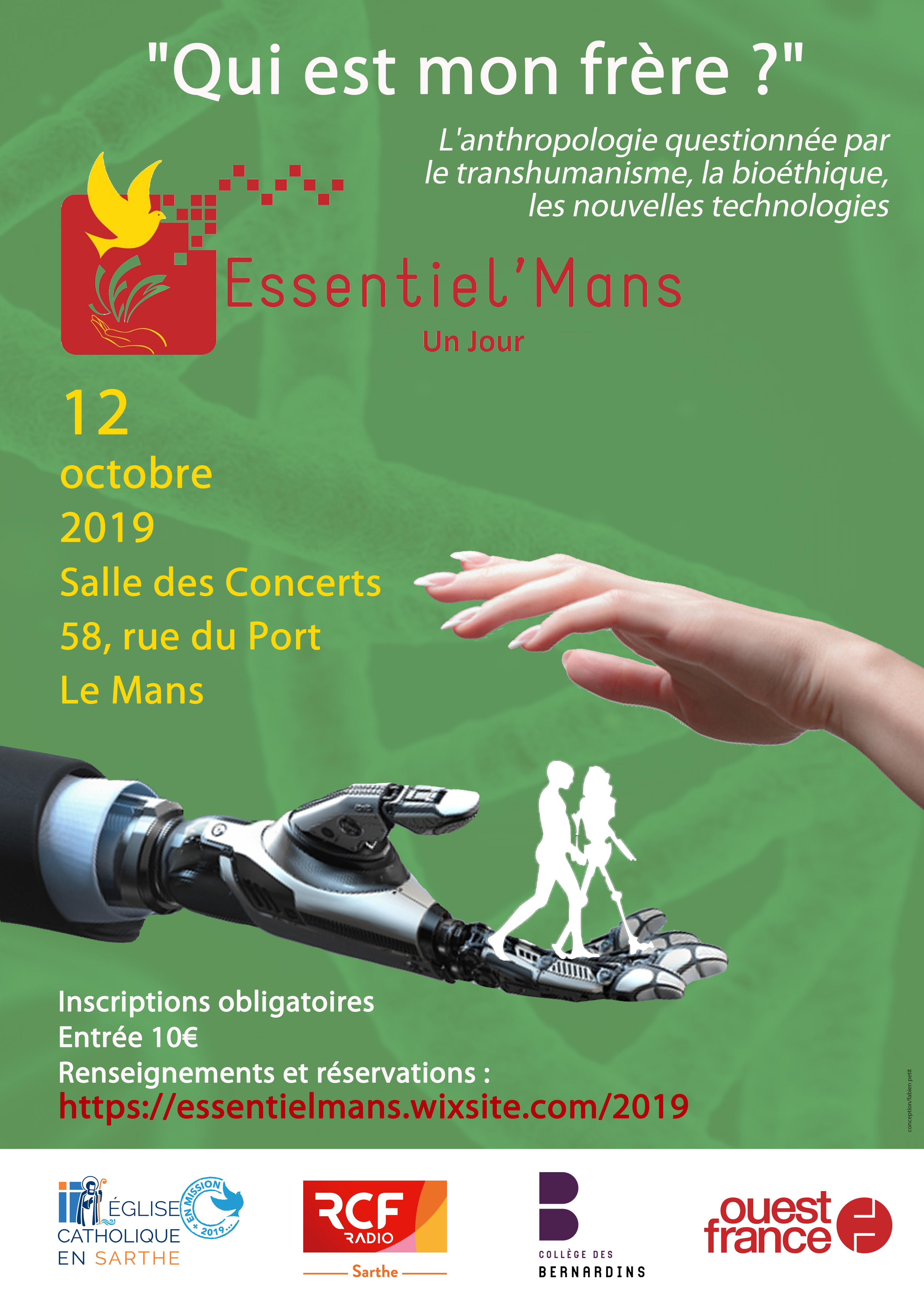 Essentiel’Mans, un jour – Colloque le samedi 12 octobre 2019 au Mans (72)
