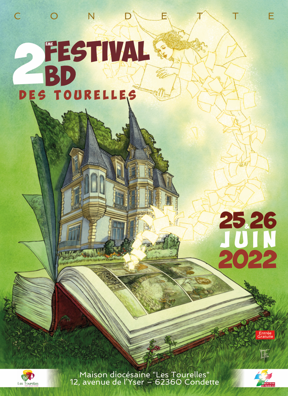 2ème Festival BD des Tourelles à Condette (62)
