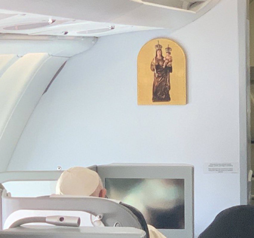 Le Pape est parti ce matin pour le Canada