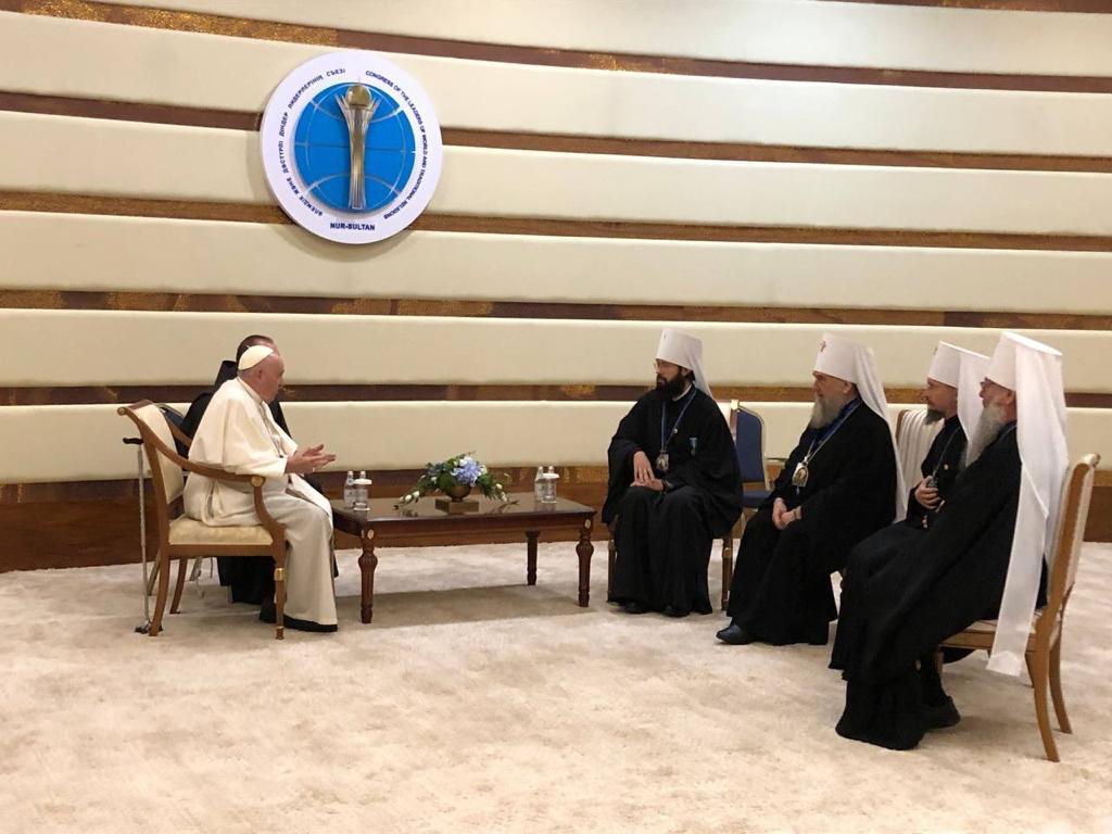 Kazakhstan : le Pape a rencontré des responsables de l’Orthodoxie russe