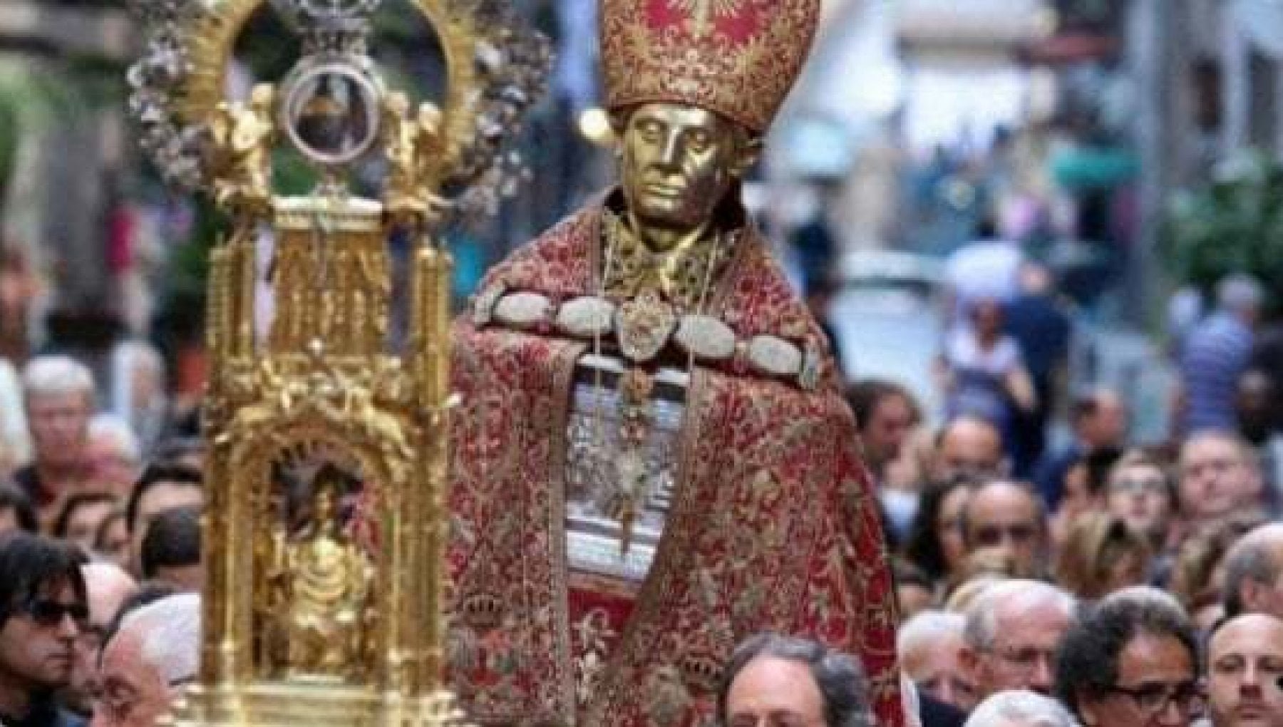 Naples : liquéfaction du sang de saint Janvier